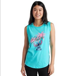 NWT Disney Store Stich muscle tee women